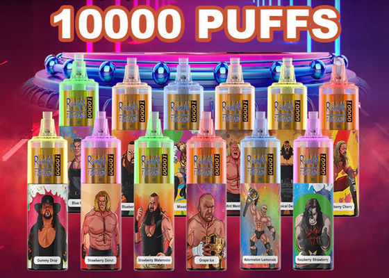 Перезаряжаемые 12 слойки устранимое Vape ТОРНАДО 10000 прибора RANDM вкусов