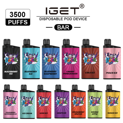 Быстрые грузя устранимые слойки Адвокатуры 3500 прибора IGET Vape