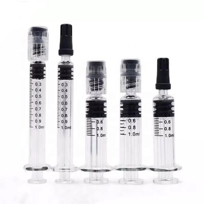 Перепад 8 шприца масла отгона CBD 1ml стеклянный/9/10 для Vape