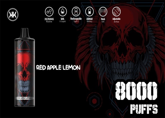 Энергия Макс EPOD устранимое Vape KK 8000 слоек 12 приправляет никотин 50mg