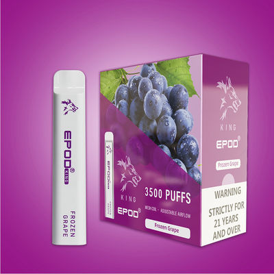 Жидкость короля 10ml EPOD внутри устранимой сигареты 850mAh никотина перезаряжаемые