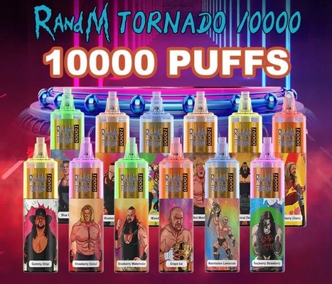Nic 10000 слоек солит устранимый прибор сигареты 12 вкусов Vape перезаряжаемые