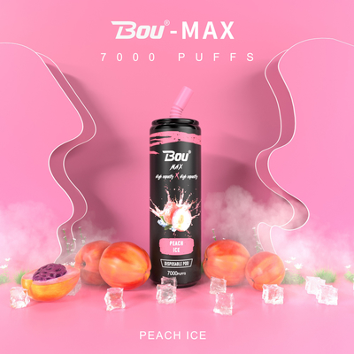 Сигареты BOU Макс e цепляют ручку 650mah катушки 16ml e жидкостную устранимую Vape перезаряжаемые