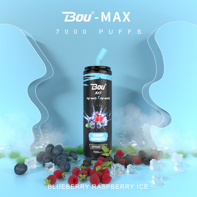 Тип C Перезаряжаемый Bou Max Iget Одноразовый Vape 7000 затяжек 13 вкусов 650 мАч
