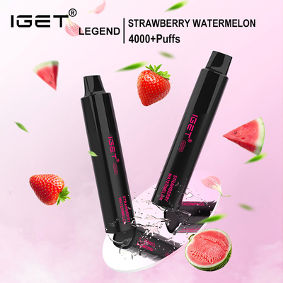IGET LEGEND 20 ароматов 5% никотина Одноразовая ручка Vape 1350 мАч 4000 затяжек