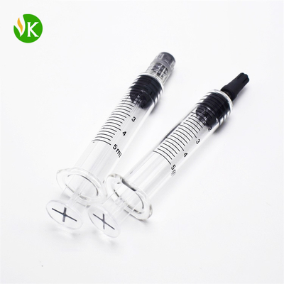 Емкость шприцев 0.5ml 1ml 2.25ml замка Luer материала Pyrex стеклянная
