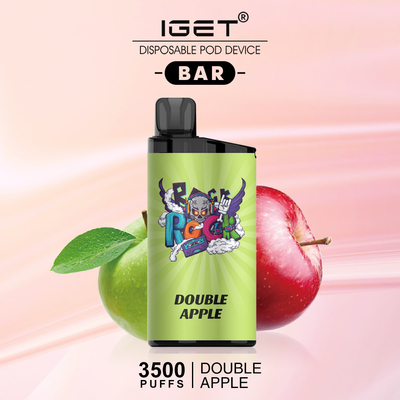 1500mAh 30 приправляет 3500 никотин Vape 5% Адвокатуры Iget слойки устранимый
