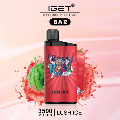 1500mAh 30 приправляет 3500 никотин Vape 5% Адвокатуры Iget слойки устранимый