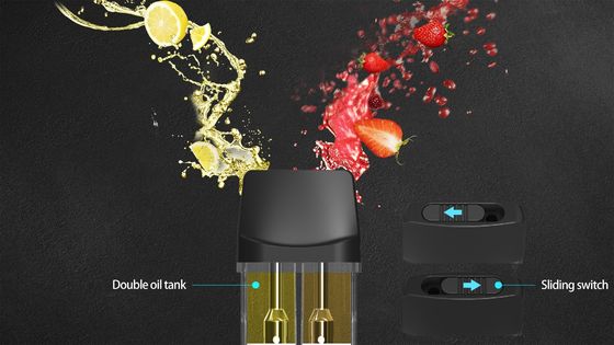 Cbd Thc ручка 280 Mah Rechargebale неэтилированная Vape 1+1 вкуса Ml двойного устранимая