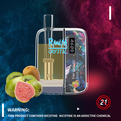 Слойки сигареты 4600 ручки RandM кристаллические Chargeable 12 Prefilled вкусами Vape устранимых