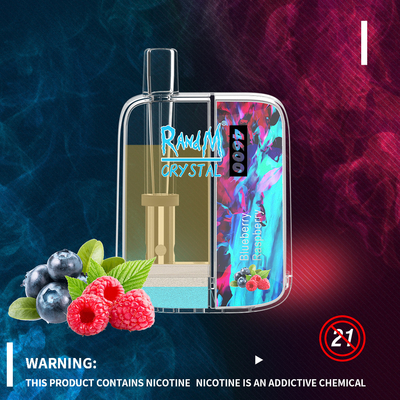 Ручка Vape первоначальных слоек RandM Vape Кристл 4600 устранимая с различными вкусами