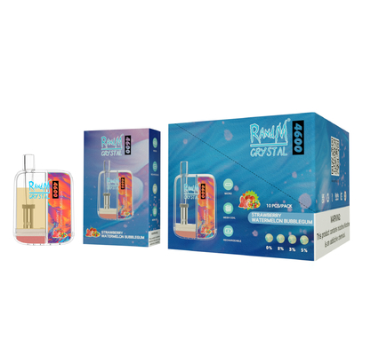 Ручки Vape слоек 10ML RandM Кристл 4600 Nic наградной устранимый солит 12 вкуса