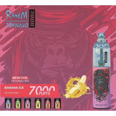 45 никотин вапоризатора 0/2/3/5% торнадо 14ML RandM ручки Vape вкусов устранимый наградной портативный