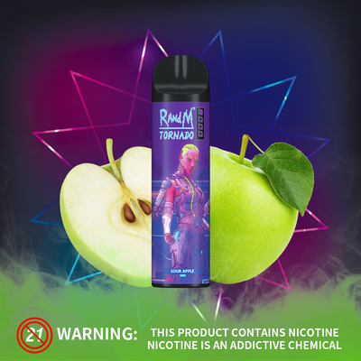 Fumot RandM Tornado 8000 Puffs 31 Flavors 5% Никотин одноразовый вейп-ручка 850 мАч батарея
