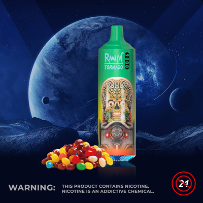 9000 сопят вкусы сигареты 20 Vape e торнадо 18 ML RandM устранимые