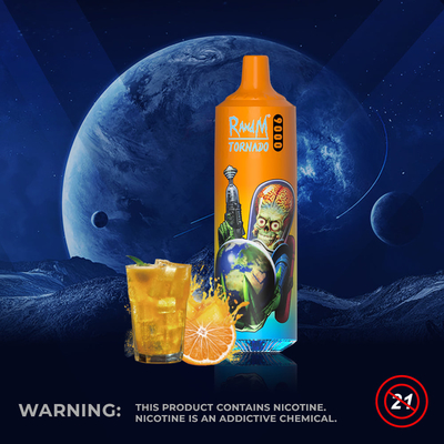 9000 сопят вкусы сигареты 20 Vape e торнадо 18 ML RandM устранимые