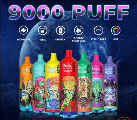 2023   100% Vape торнадо RandM 9000   новых продуктов горячее верхнее продавая