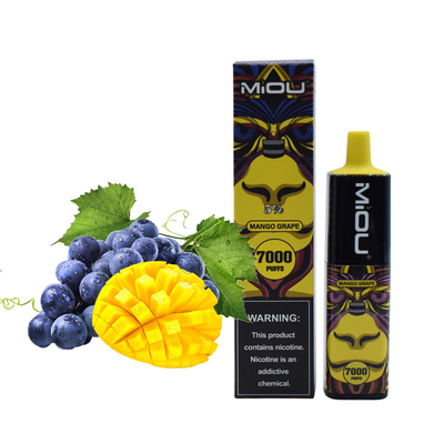 Горячее продавая Miou 7000 сопит E-сигареты Vape никотина 5% портативные устранимые