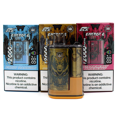 49.5x26x86 мм ECK KK Vaporizer 12000 пушек 5% никотина