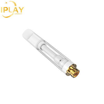 Оптовая торговля CBD THC D8 Cartridge Flat Round Zirconia Post 0,5 мл 1 мл Патрон