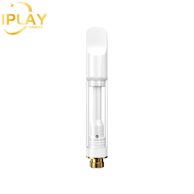Оптовая торговля CBD THC D8 Cartridge Flat Round Zirconia Post 0,5 мл 1 мл Патрон