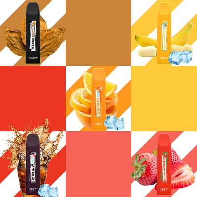 Оптовые устранимые электронные слойки 1.6ml Iget Janna устранимое Vape ручки 450 сигареты