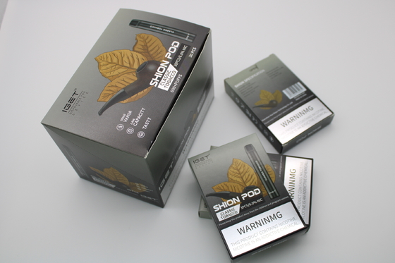Подлинная ручка Vape батареи слоек 400mAh прибора 600 стручка E-сигарет IGET SHION устранимая
