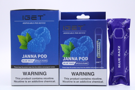 Ручка IGET JANNA 1.6ml электронная Vape, сигарета 450 слоек e жидкостная