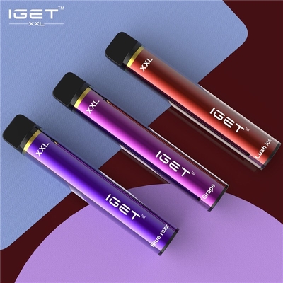 Стручок Vape подлинной слойки Iget 1800 портативный, ручка вапоризатора 7ml XXL куря