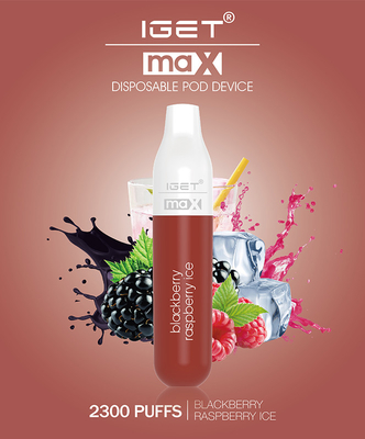 2300 портативная машинка стручка слоек 8.0ml IGET Vape устранимая покрасила