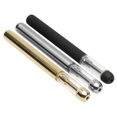 Круглая ручка подсказки D5-A 3.7v керамическая CBD устранимая Vape потека металла пустая