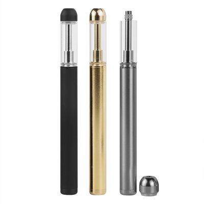 Круглая ручка подсказки D5-A 3.7v керамическая CBD устранимая Vape потека металла пустая