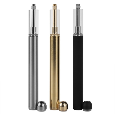 Круглая ручка подсказки D5-A 3.7v керамическая CBD устранимая Vape потека металла пустая