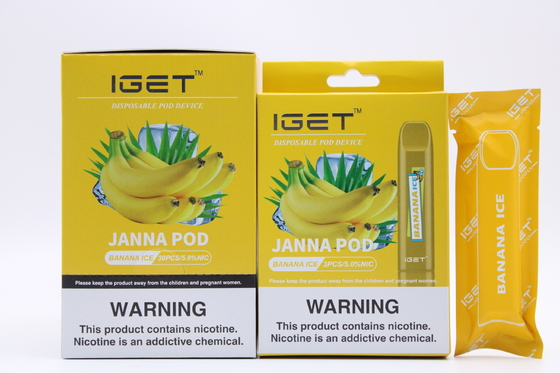 Стручки никотина льда IGET Vape Lychee устранимые 450 слоек