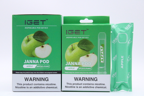 Стручки никотина льда IGET Vape Lychee устранимые 450 слоек