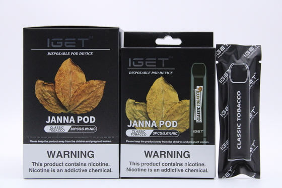 Стручки никотина льда IGET Vape Lychee устранимые 450 слоек