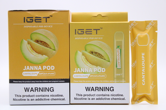 Первоначальная сигарета слоек IGET e ручки 450 IGET JANNA Vape жидкостная электронная