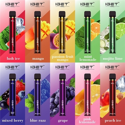 IGET ПЛЮС устранимый никотин слоек 4.8ML 5% набора 650mAh 1200