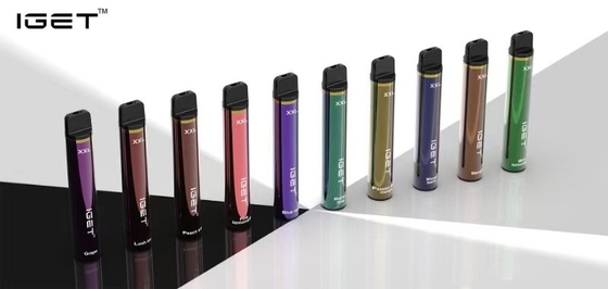 Никотин Vape оптовой батареи сигареты IGET Vape IGET 1800 XXL 900mah устранимый