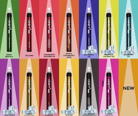 Ручка Vape никотина батареи 6% ПОЛОЖИТЕЛЬНОЙ ВЕЛИЧИНЫ 650mah сигареты IGET 1200 100% первоначальная IGET