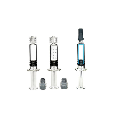 Шприц масла CBD THC DELTA8 стеклянный, шприц 1ml замка IPlayecigs Luer