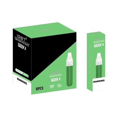 В ручке Vape никотина батареи 5% запаса IGET 2300 IGET МАКС 1100mah устранимой