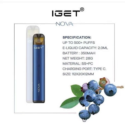 Первоначальный набор стартера Vape никотина видов 6% Новы 3 IGET Vape IGET в запасе