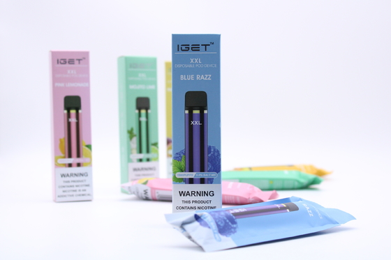 Первоначальное IGET XXL 1800 сопит набор приборов стручка сигарет устранимой батареи 950mAh электронный