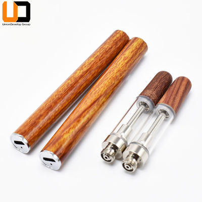 Стекло подсказок керамической системы стручка патрона катушки 0.5ml 1ml CBD Vape деревянное