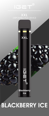 Устранимые вкусов XXL 1800f 7.0ml IGET Vape устранимые 30 курят ручку