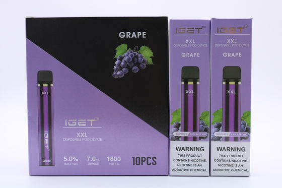 Анти--протекая Refillable стручок системы куря ручку 1800 IGET XXL Vape