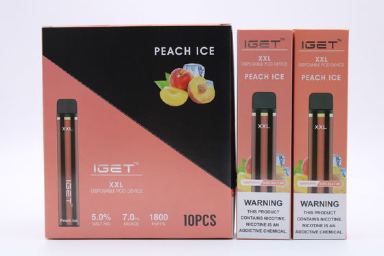 Анти--протекая Refillable стручок системы куря ручку 1800 IGET XXL Vape