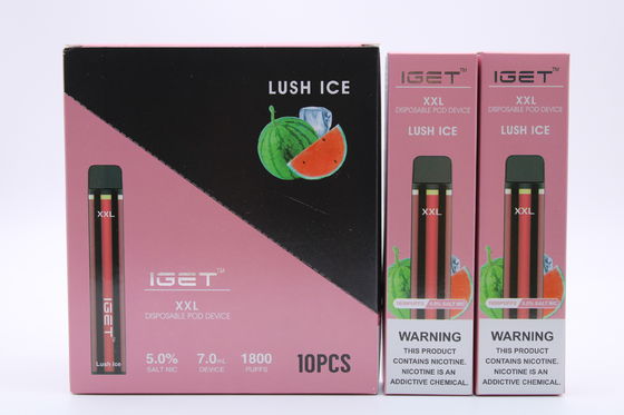 Анти--протекая Refillable стручок системы куря ручку 1800 IGET XXL Vape