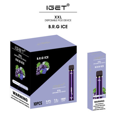 Батареи прибора 950mAh сигарет Iget стручок IGET XXL Vape электронной красочный